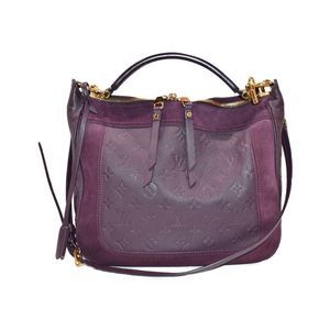 Louis Vuitton Audacious Shoulder Bag Amplant Purple Leather Suede